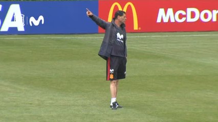 Sesión de recuperación para España