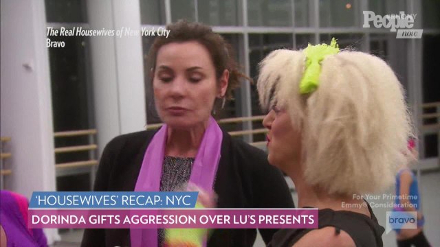 'RHONY': Luann de Lesseps Gives Bethenny Frankel a Gift Soon After Bethenny Emotionally Explodes on Her