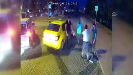 Silahla yaralama olayı yoldan geçen otobüsün kamerasınca kaydedildi - KOCAELİ