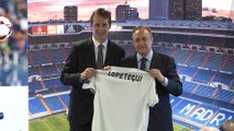 Florentino Pérez presenta a Lopetegui como nuevo técnico blanco