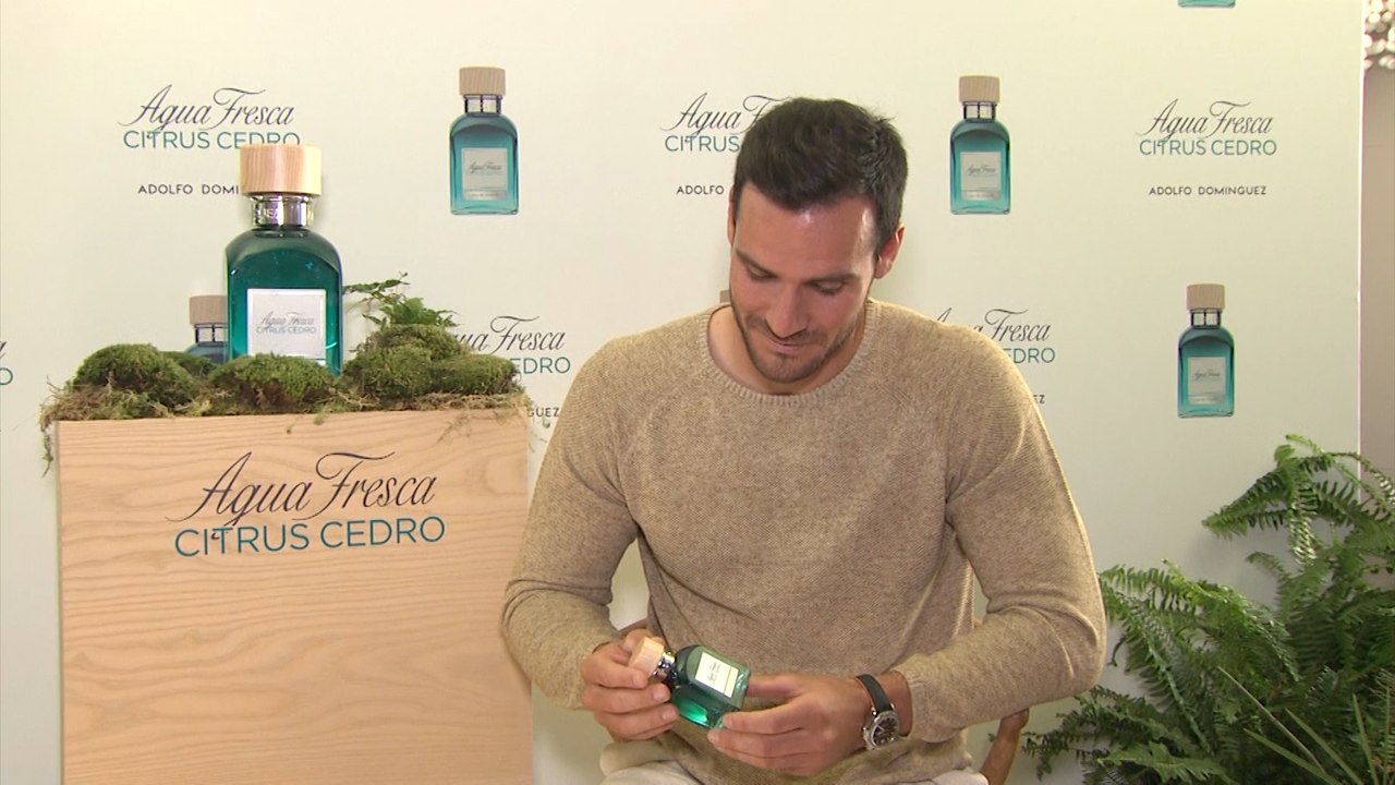 Saúl Craviotto, embajador de Agua Fresca Citrus Cedro de Adolfo Domínguez