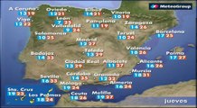 Previsión del tiempo para este jueves 14 de junio