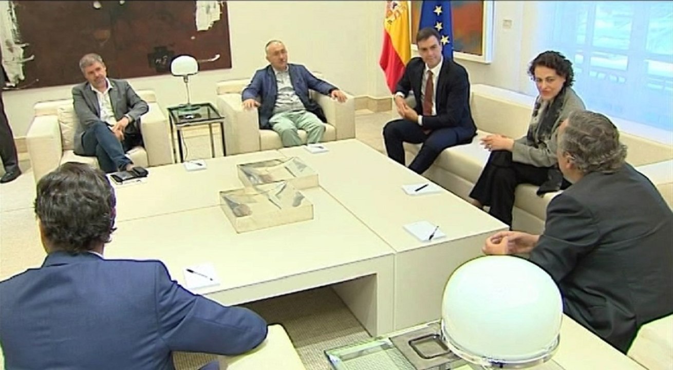 Sánchez se reúne con CCOO, UGT, CEOE y Cepyme
