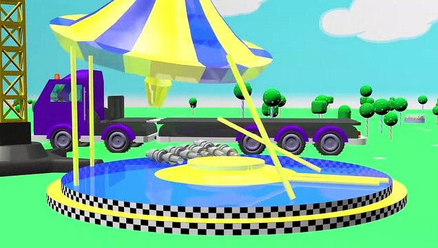 Manège: Voiture de police, Camion de pompier | Truck City Camions et véhicules de construction