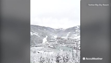 Winter wonderland on the first day of summer