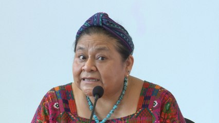 Rigoberta Menchú felicita a España por el caso 'Aquarius'