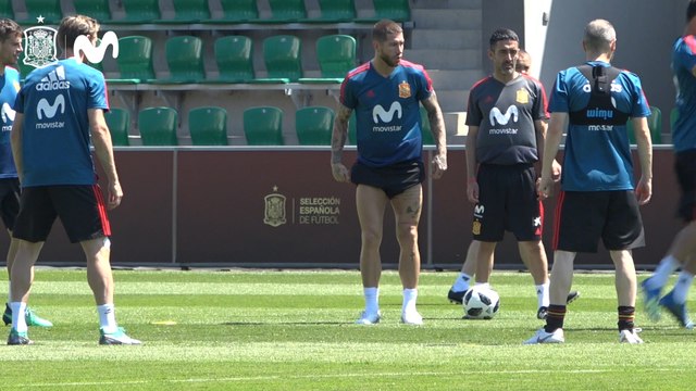 La Selección Española entre a tres días de su primer partido