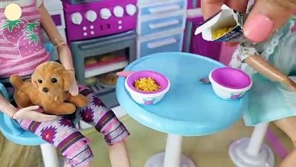 Rapunzel Barbie Doll Dream House Morning Yoga New Dress Maison de poupée Matin Rumah boneka | Karla D.
