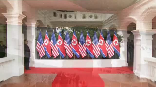 La cumbre de Singapur transcurre con tranquilidad y sonrisas de ambos mandatarios