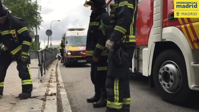 Un joven salva la vida a un conductor que había sufrido un infarto al volante en Madrid