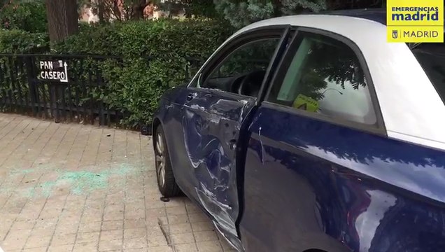 Un conductor sufre un infarto mientras conducía