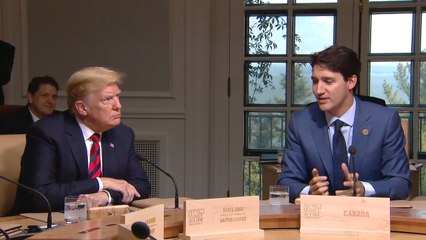 Trump rechaza la declaración conjunta del G7