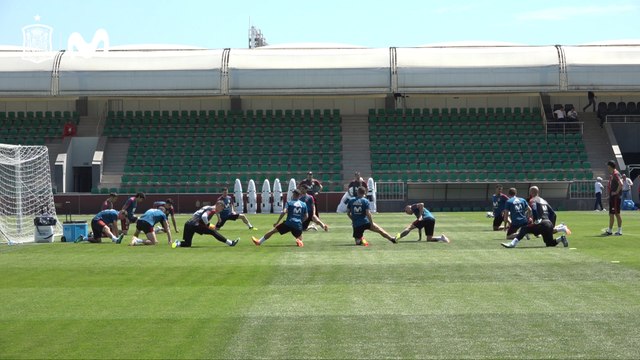 Entrenamiento de la Selección española de Fútbol