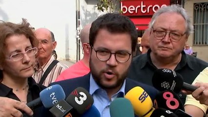 Pere Aragonès: "Las medidas del 155 ya no se estaban aplicando"