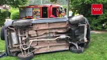 Fallece un hombre de 82 años tras volcar el todoterreno que conducía