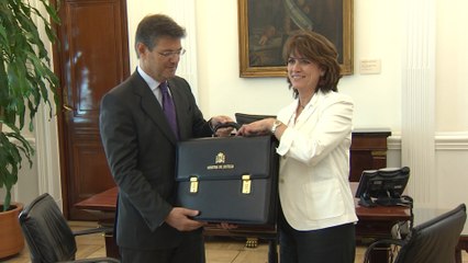 Rafael Catalá entrega la cartera de Justicia a Dolores Delgado