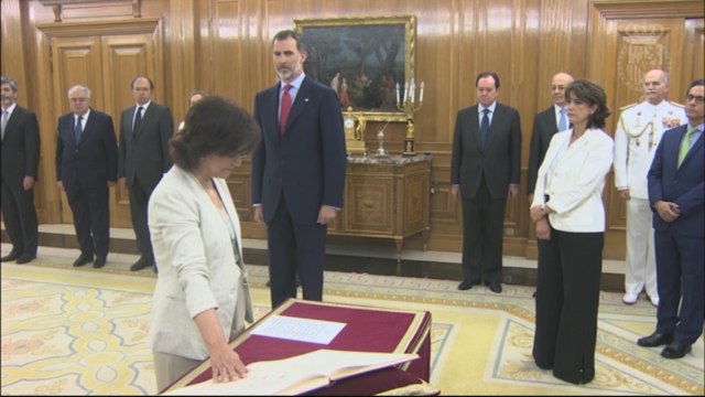 El Gobierno de Sánchez toma posesión ante el Rey