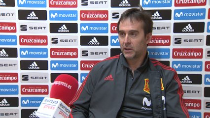 Lopetegui: "El trabajo de la RFEF es excelente"