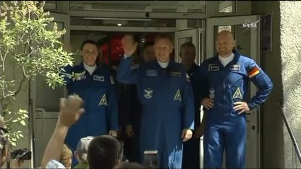 Descargar video: Cohete Soyuz partió con tres astronautas hacia Estación Espacial