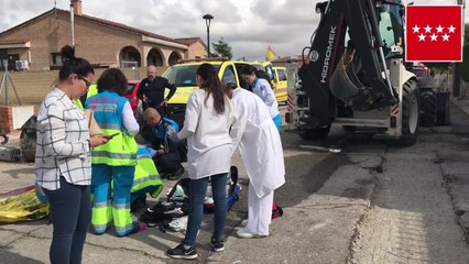 Muere un trabajador tras ser golpeado por una retroexcabadora