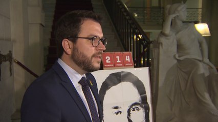 Pere Aragonés se estrena en el cargo