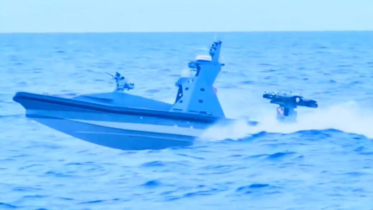 Deadly Speedboat Attack Drone with Missile Launcher