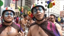 Sao Paulo celebra el orgullo gay con un desfile multitudinario