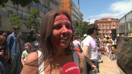 Holi Madrid llena de color la capital