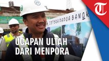 Menpora Ucapkan Selamat Ulang Tahun Untuk Presiden Jokowi Dari Stadion Papua Bangkit