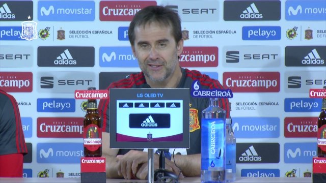 Julen Lopetegui: Estamos ilusionados por participar en el Mundial