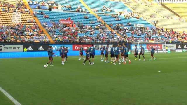 Entrenamiento de la Selección española de Fútbol
