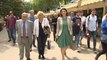 Manuela Carmena visita la Feria del Libro