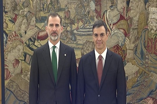Toma de posesión de Pedro Sánchez como presidente del Gobierno