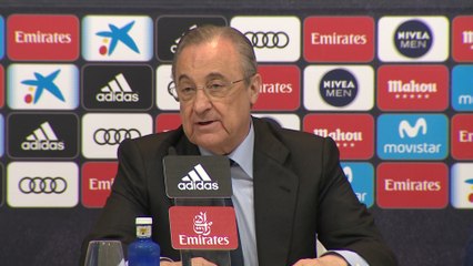 Florentino Pérez respeta y asume la decisión de Zidane