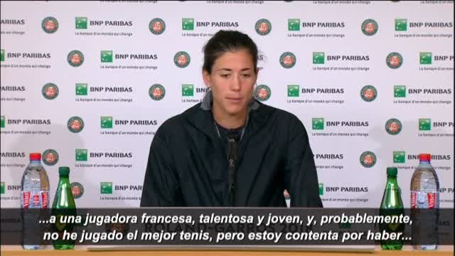 Muguruza ya está en tercera ronda de Roland Garros