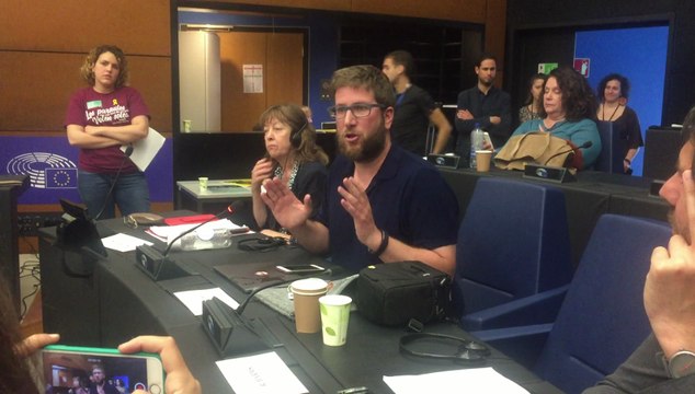 Miguel Urbán en Estrasburgo, sobre la pérdida de derechos democráticos en España