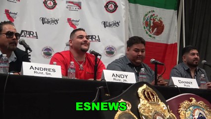 How Many Times Has Andy Ruiz Watch His Win Over Joshua