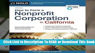 Online How to Form a Nonprofit Corporation in California  For Free