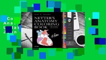 Complete acces  Netter's Anatomy Coloring Book Updated Edition by John T Hansen