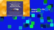 Complete acces  Mosby's Pharmacology Memory Notecards: Visual, Mnemonic, and Memory Aids for