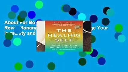 About For Books  The Healing Self: A Revolutionary New Plan to Supercharge Your Immunity and Stay