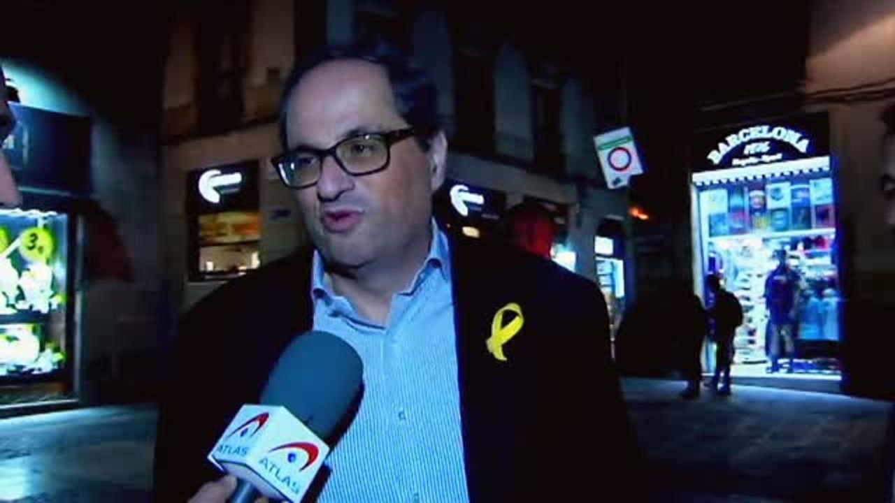 Hoy toma posesión de su cargo Quim Torra: "Estamos ultimando los detalles"