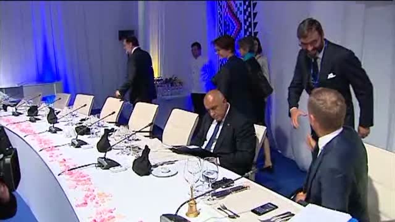 Mariano Rajoy asiste a la cena de trabajo ofrecida por el primer ministro de Bulgaria