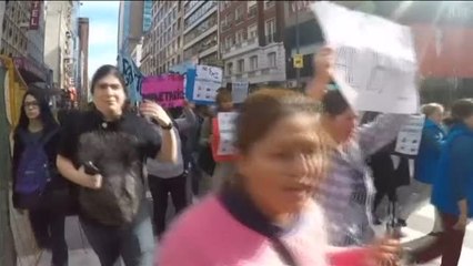 Protestas en Argentina por el acuerdo con el FMI