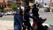 Presencia policial en Algeciras ante el aumento de tensión