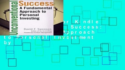 Any Format For Kindle  Unconventional Success: A Fundamental Approach to Personal Investment by