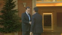 Rajoy y Sánchez, reunidos en Moncloa para analizar la situación en Cataluña