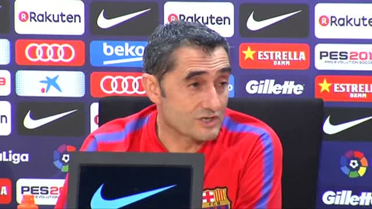 Valverde: "Acabar invicto nunca es un objetivo, pero tras ganar La Liga hay que buscar alicientes"