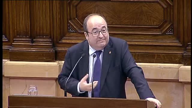 Iceta, sobre Torra: Será presidente por la gracia de Puigdemont y con permiso de la CUP