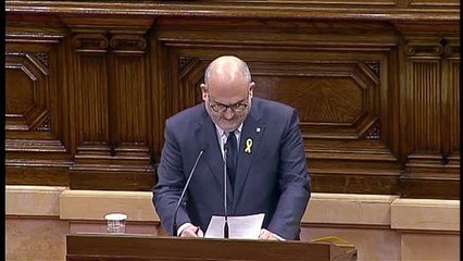 Eduard Pujol (JxCat) felicita a Torra por su "compromiso" con la "ambición republicana"